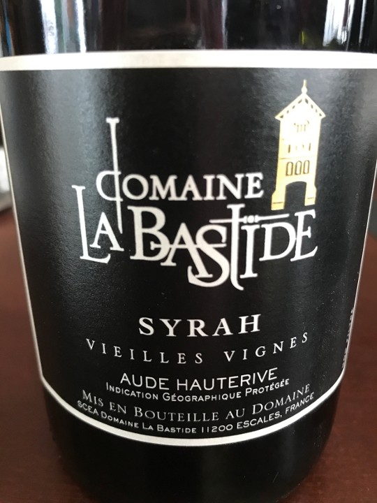 Domaine La Bastide Pays d'Aude Syrah