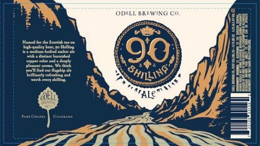 Odell 90 Shilling (Amber Ale- 6pk 12oz cans)