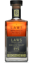 Laws Whiskey House, 6 Year Old San Luis Valley Bonded Straight Rye Whiskey
