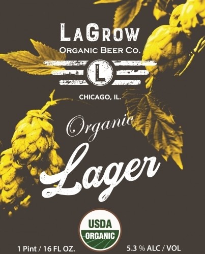 Lagrow Organic Lager (4pk 16oz cans)