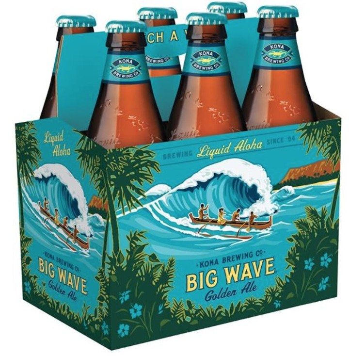 Kona Big Wave (Golden Ale-6pk 12oz cans)