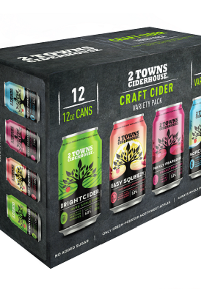 2 Towns Ciderhouse Variety Pack (12pk, 12oz cans)