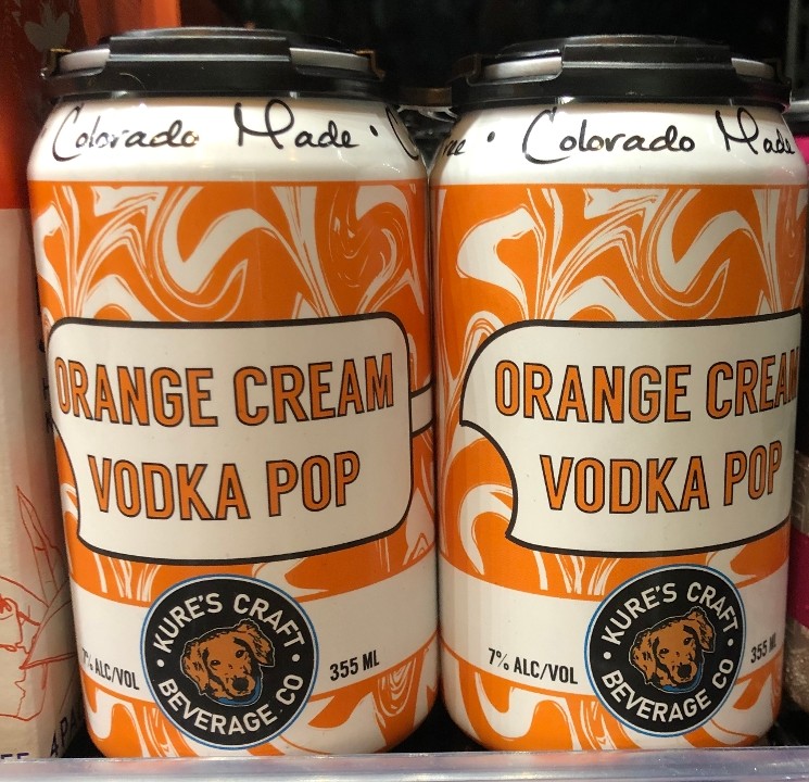 Kure's Craft Cocktails (Orange Cream Vodka Pop - 4pk)