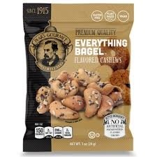 Pear's Everything Bagel Cashews - 4oz bag
