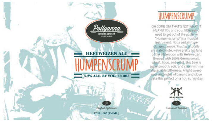 Pollyanna Humpenscrump (Hefeweizen-4pk 16oz cans)