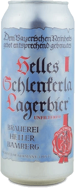 Schlenkerla Helles (Smoked Helles Lager-4pk 16oz cans)
