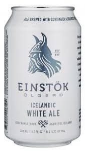 Einstök Ölgerð Icelandic White Ale (Belgian Wit-6pk 11.2oz cans)