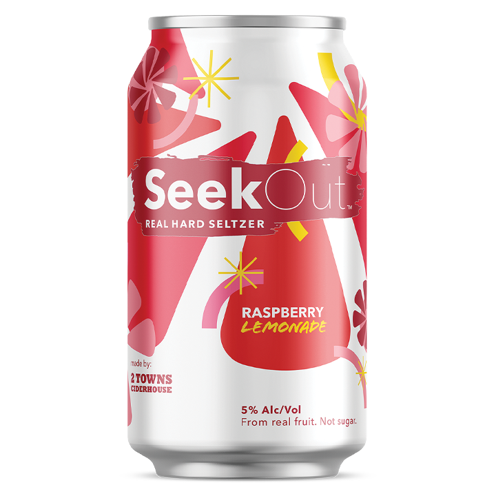 2 Towns Seek Out Raspberry Lemonade (Hard Seltzer-6pk 12oz cans)