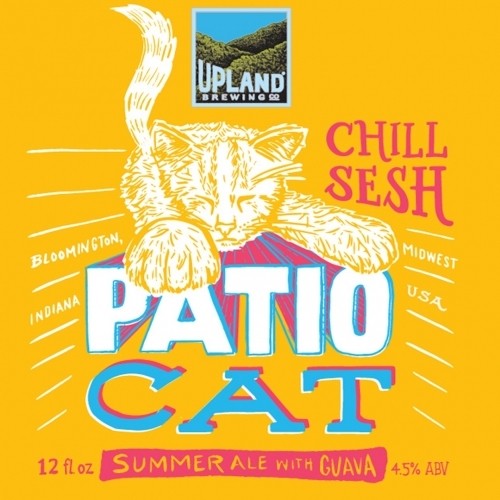 Upland Patio Cat (American Wheat w/ Guava-6pk 12oz cans)
