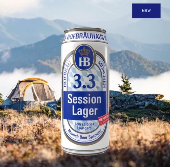 Hofbrau Session Lager (Session Lager-4pk 16.9oz cans)