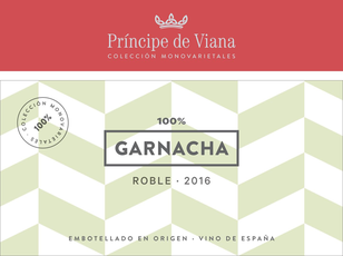 Bodegas Príncipe de Viana, Colección Monovarietales Garnacha Roble (2016)