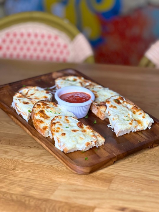 Garlic and Melted Mozzarella Bread.