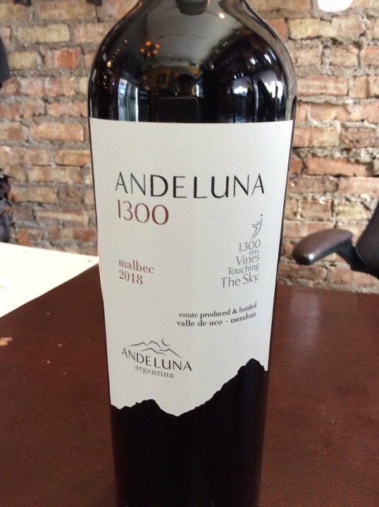 Andeluna Cellars 1300 Malbec Valle de Uco