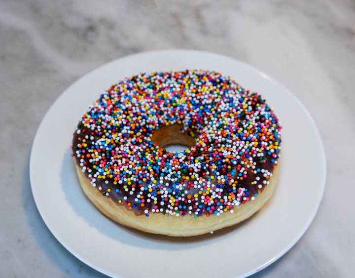 Chocolate Sprinkles Donut Single