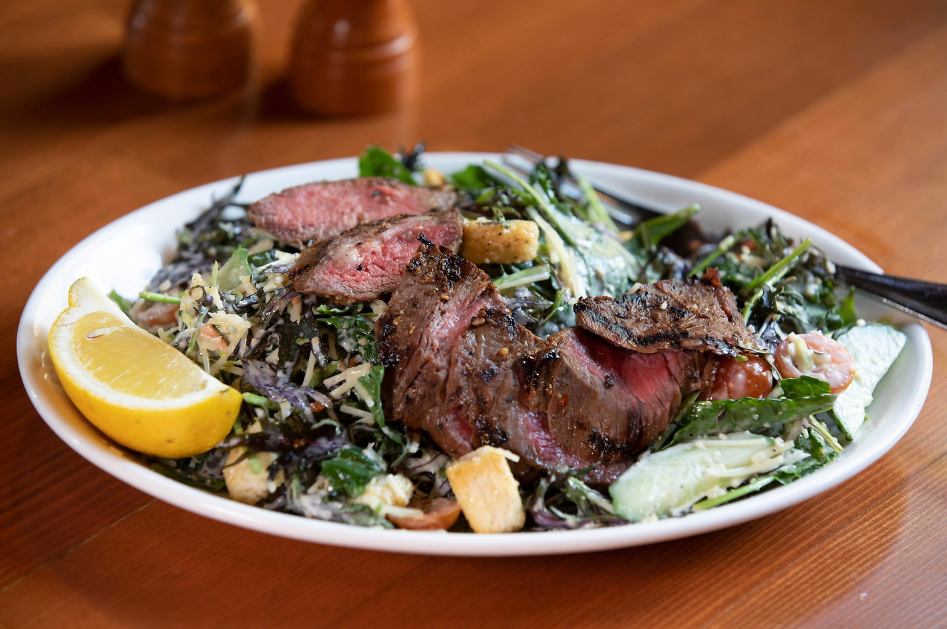 Steak & Kale Caesar Salad