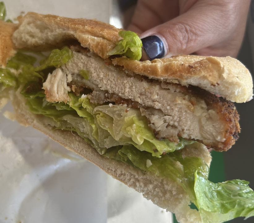 Crispy Chicken Caesar Sandwich