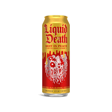 Liquid Death Rest in Peach (Peach Tea)