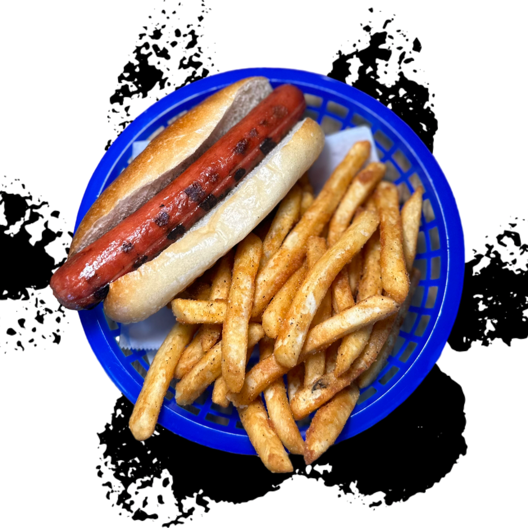 Hotdog With Fries