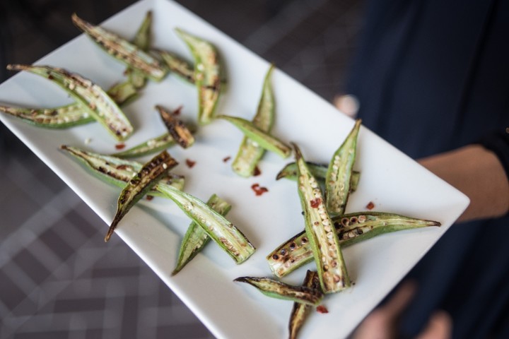 Charred Okra