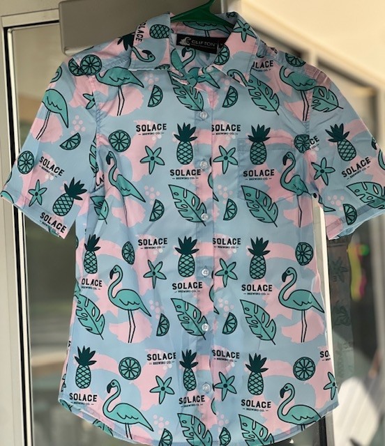 Hawaiian Shirt Women's (Pink) XL