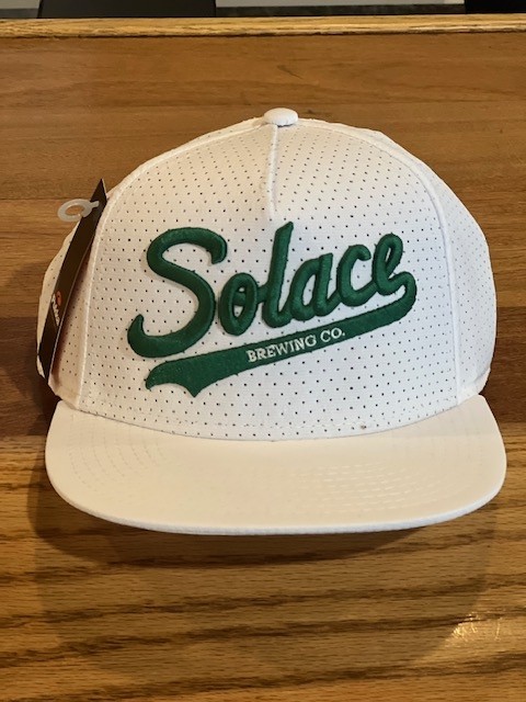 White w/Green Solace Logo