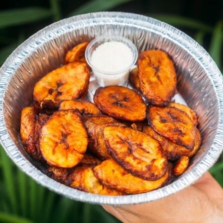 Sweet Plantains With Cotija Cheese