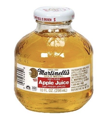 10 oz Martinelli's Apple juice