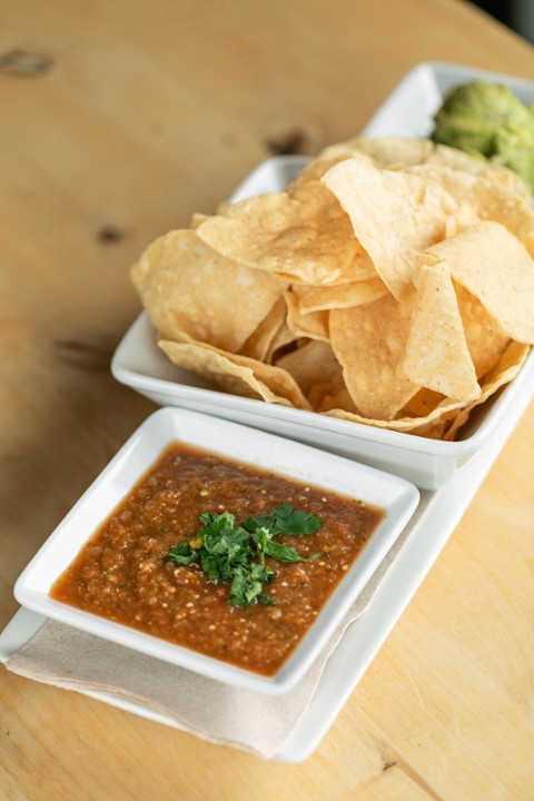 Chips & Salsa with Guacamole