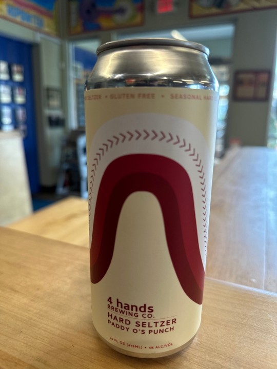 4 HANDS PADDY OS PUNCH SELTZER 16 OZ CAN