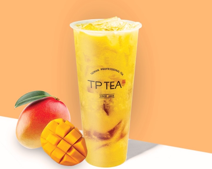 Mango Ice Tea (Lemon Aiyu Jelly), 芒果冰茶