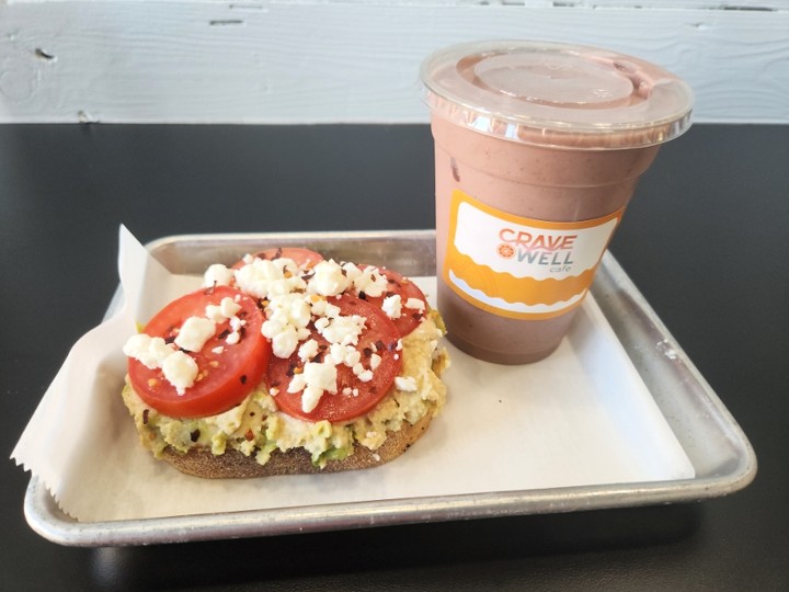 Toast and Smoothie Combo #3