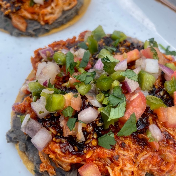 Chicken Tinga Tostada