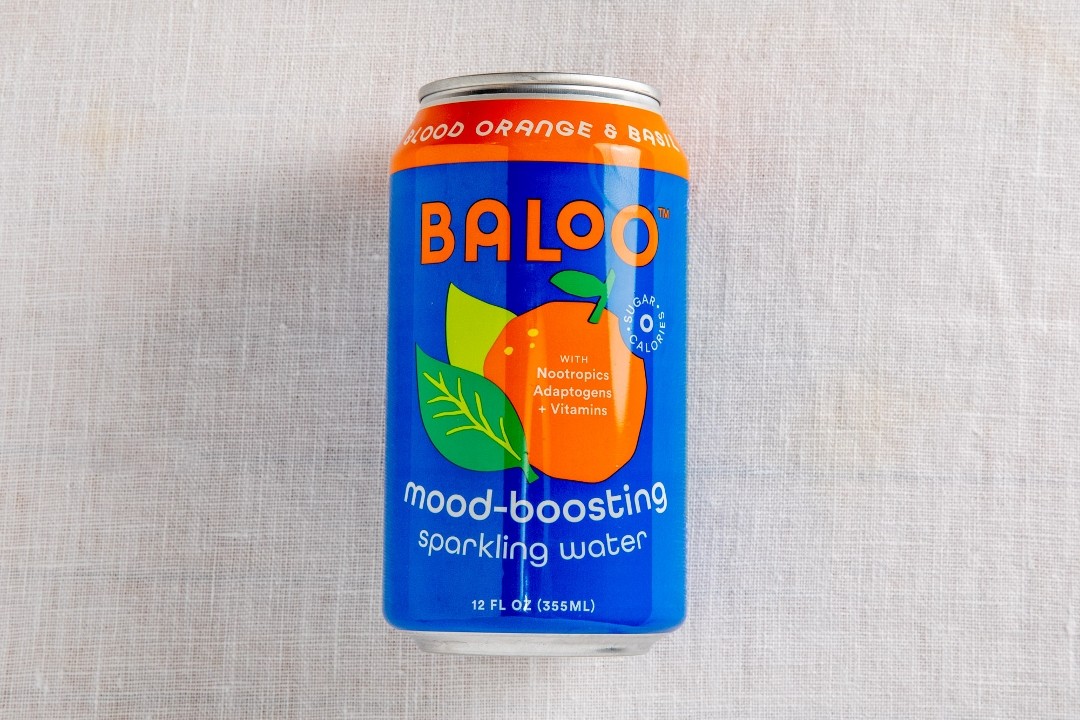 Baloo Blood Orange & Basil Sparkling Water