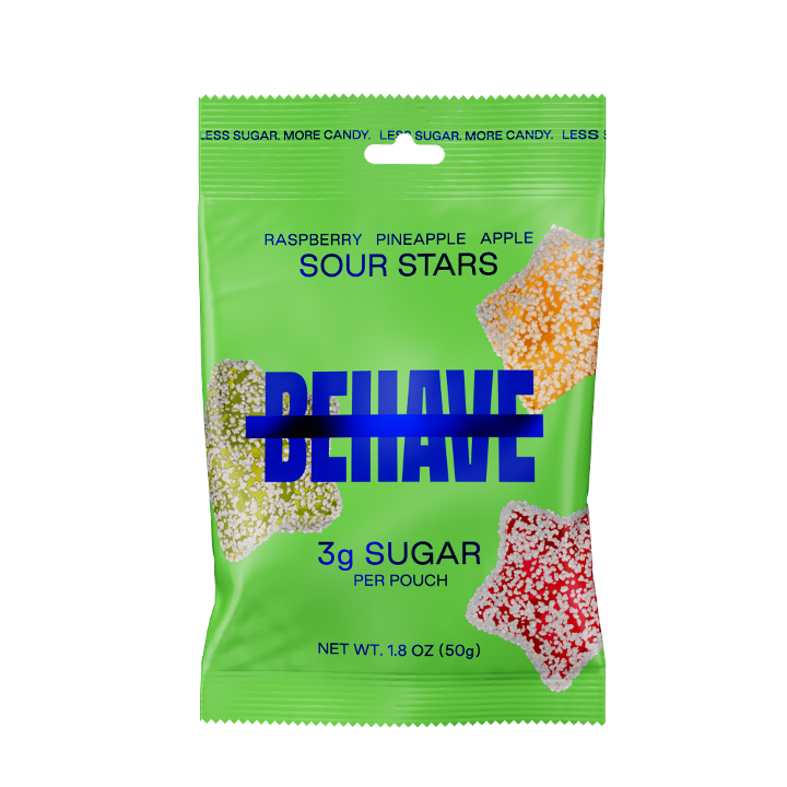 Behave Sour Gummy Stars