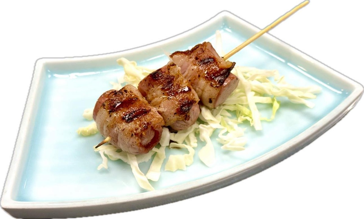 Bacon Wrapped Sausage Skewer