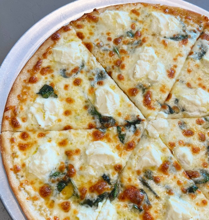 1/2 Sheet Pizza Bianca