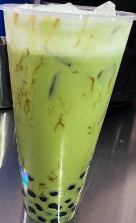 Pandan Coconut Milk Tea