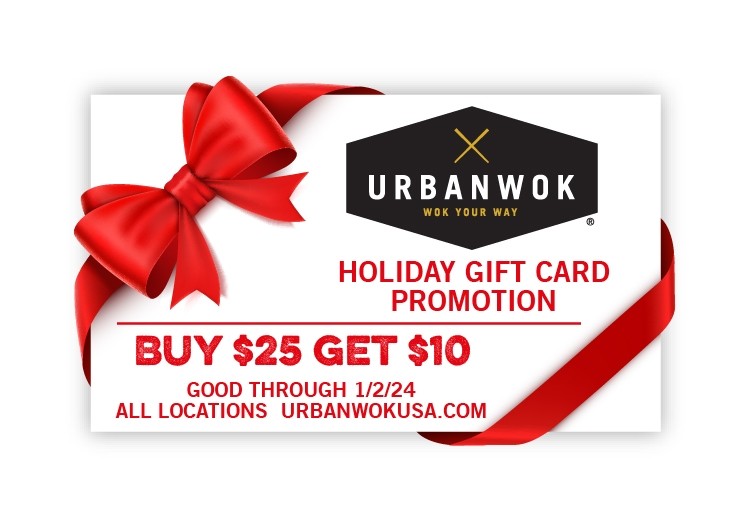 HOLIDAY PROMO - BUY $25, GET $10 FREE