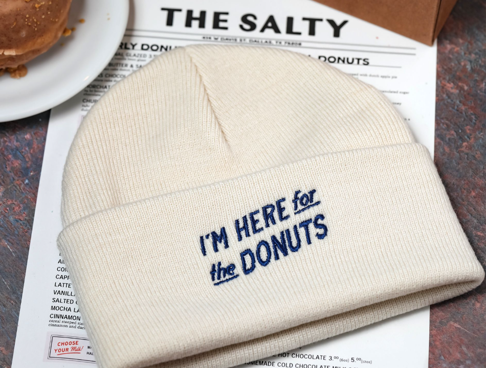 Here For The Donuts Beanie
