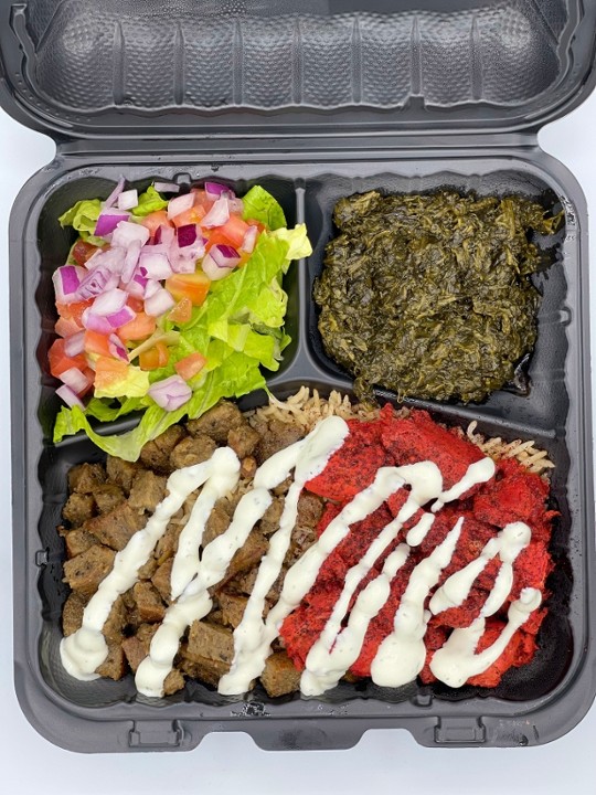 Complete Combo Fore Rice Big Red Halal - Combo Over Rice