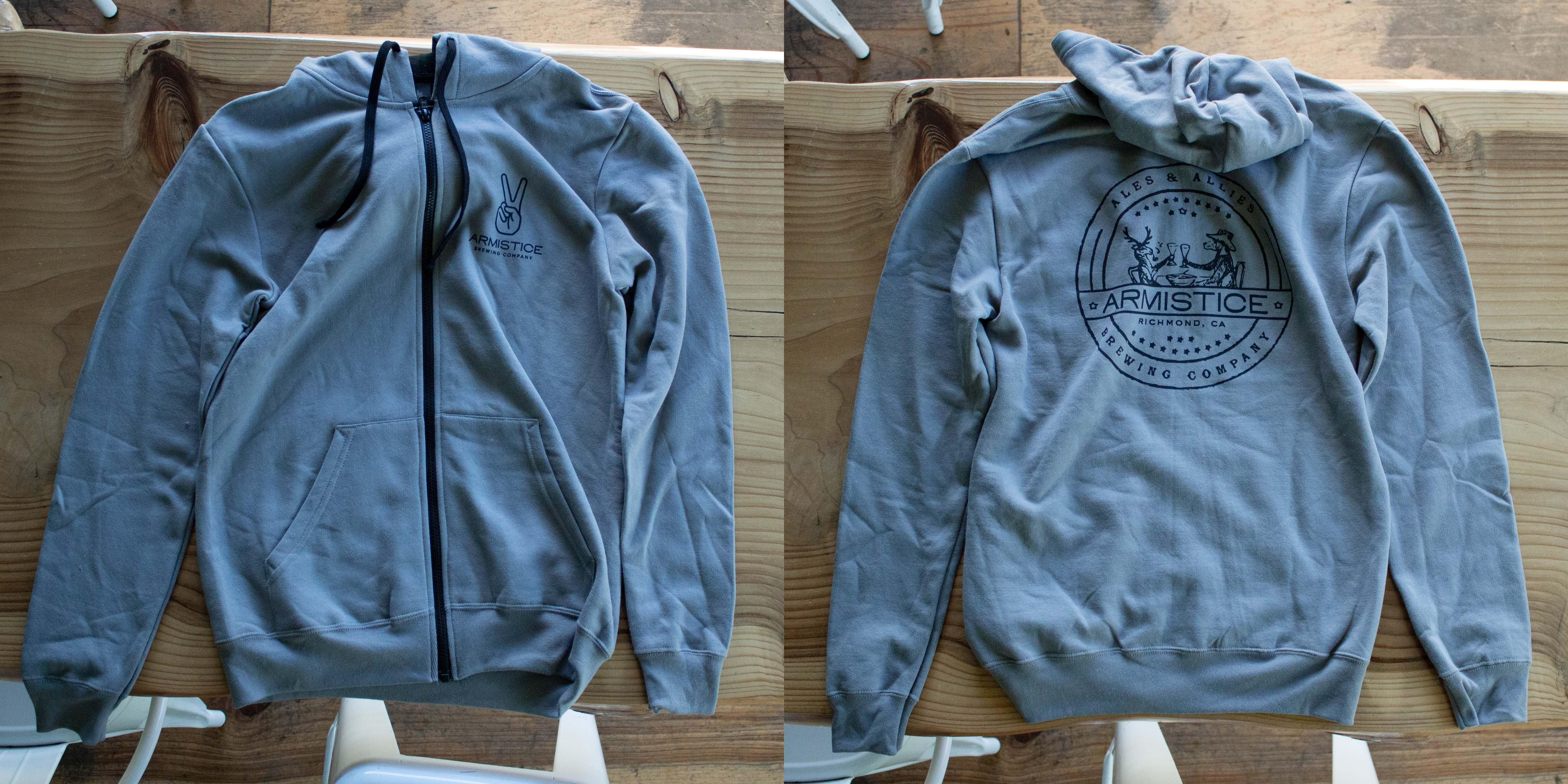 Grey is the New Black Goes With Everything Zip Hoodie
