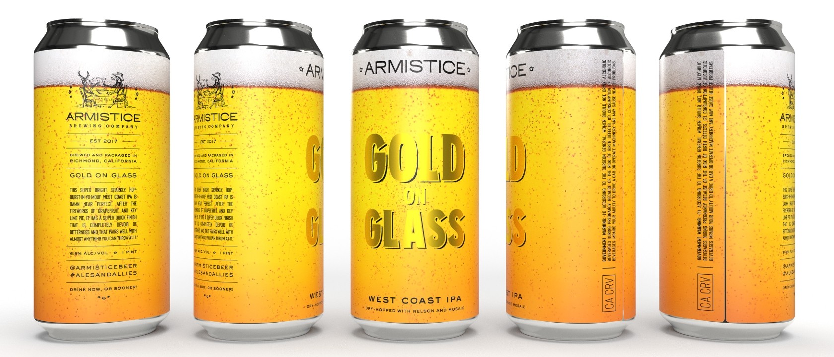 Gold on Glass - 4-Pack