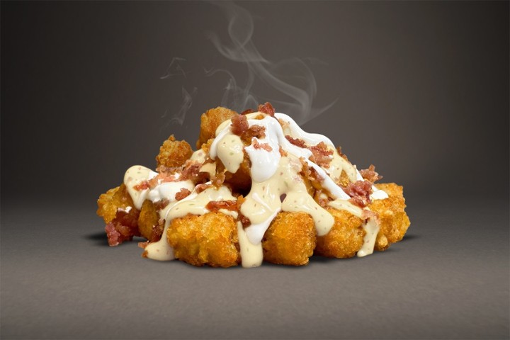 Bacon Cheese Tots & Drink