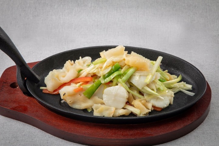 Sizzling Prawn Scallop Chinese Chive