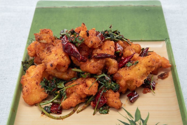 Dry Fried Spicy Bamboo Fish