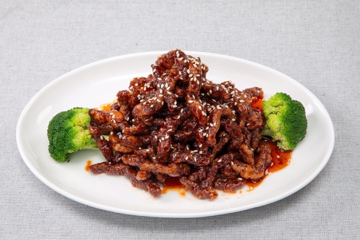 Sesame Beef w. General Tso Sauce