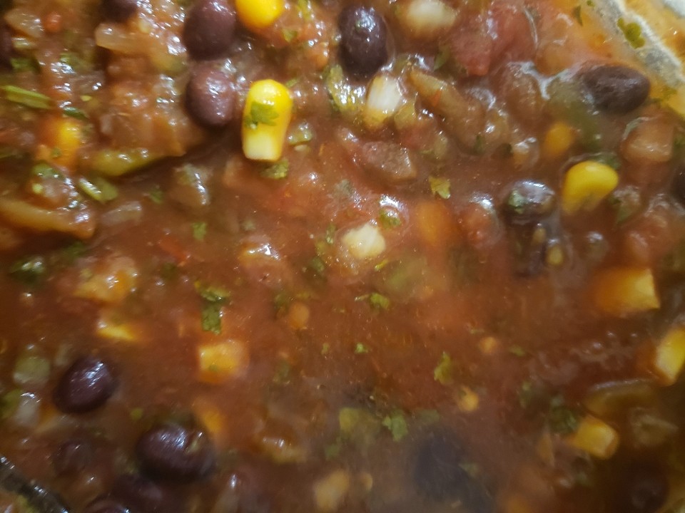 Colorful Corn & Black Bean Salsa