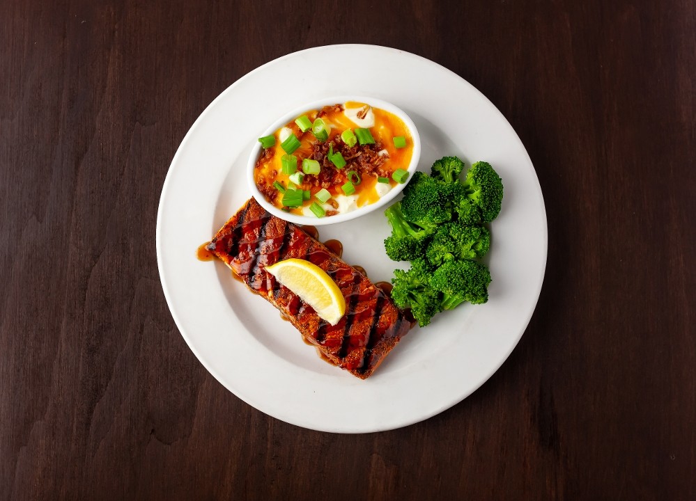 Flame-Grilled Salmon