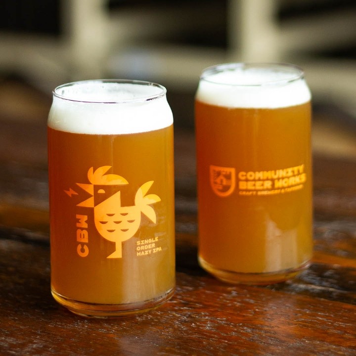 Single Order 16 oz. Can Glass