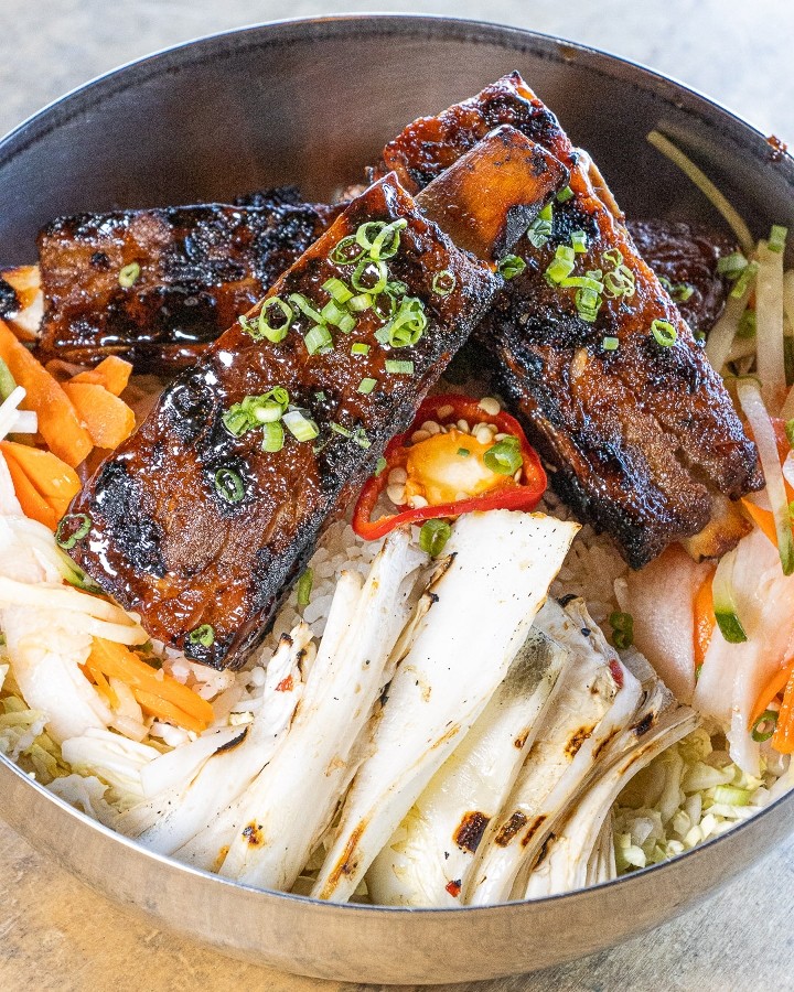Char Siu Pork Spare Ribs Rice Bowl